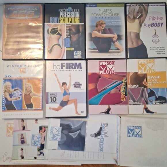 Winsor Pilates Other - Winsor Pilates DVD Fitness Body Sculpting Exercise Home Workouts Abs Lot